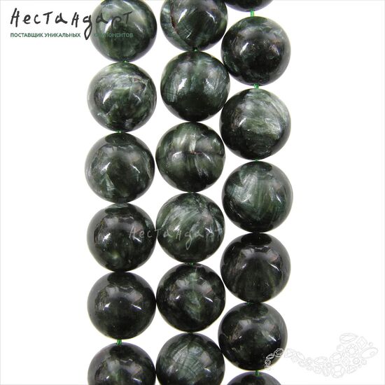 Серафинит (клинохлор) натуральный 13 мм, изображение 4