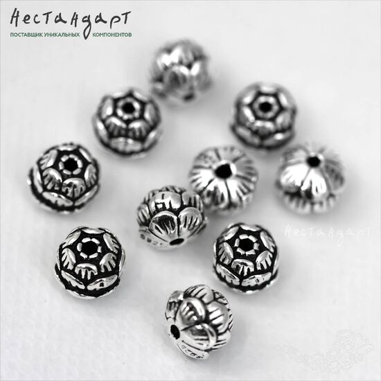Бусина Holy Lotus Sterling Silver 6 мм, изображение 4