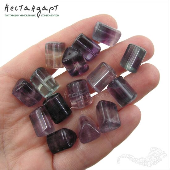 Флюорит натуральный Triedrale 10х14 мм, изображение 2