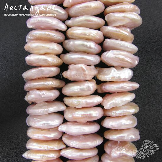 Жемчуг натуральный Divine Peach 17-19 мм, изображение 3