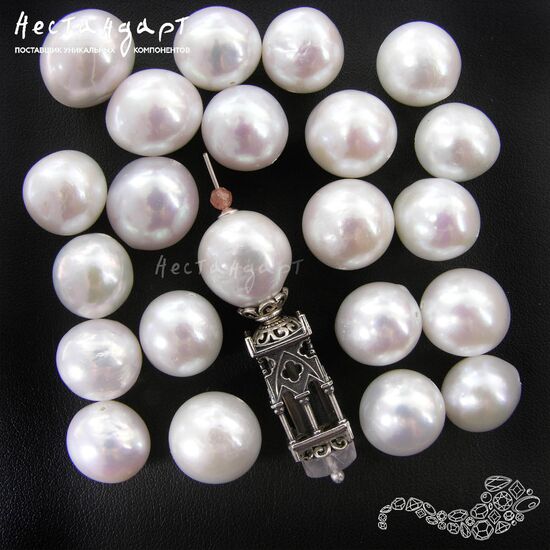 Жемчуг натуральный Мajestic Brillare 11-14 мм