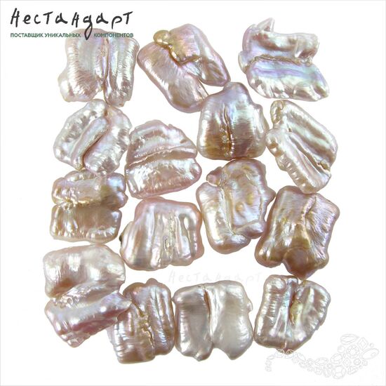 Жемчуг натуральный Baroque Fantasy Lilac 22-28 мм, изображение 4