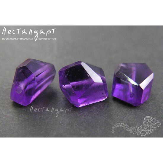 Аметист натуральный Cut Desired 7-8x9-10 мм, изображение 3