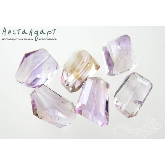 Аметист и Аметрин натуральный Cut Desired 15-16 мм, изображение 4