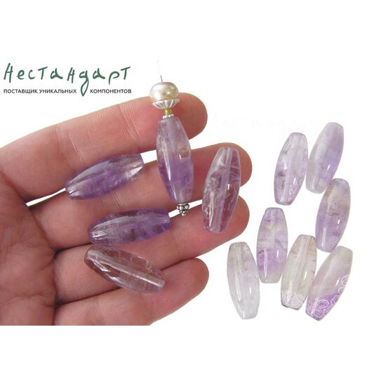 Аметрин натуральный Smooth Barrel 25х10 мм, изображение 2