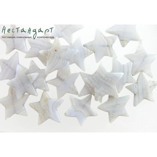 Агат натуральный голубой Star 20 мм, изображение 3