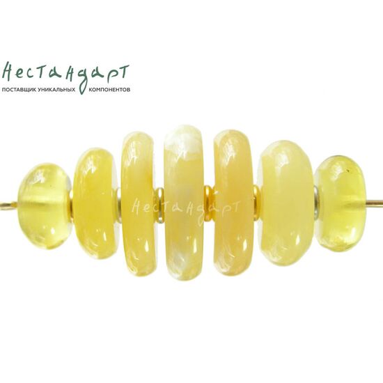 Янтарь натуральный Solar Disk 13х4-18х3 мм (уп. 7 шт.), изображение 3