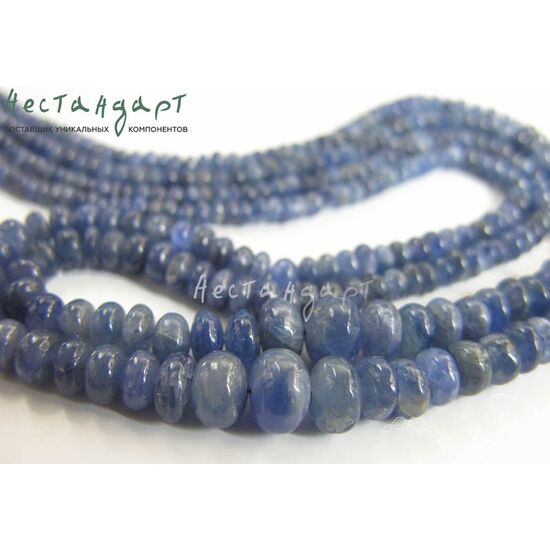 Сапфир натуральный гладкий 4-6 мм (уп. 10 шт.), изображение 2