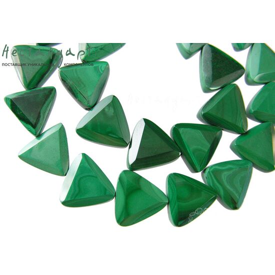 Малахит натуральный Triangle 16 мм, изображение 2