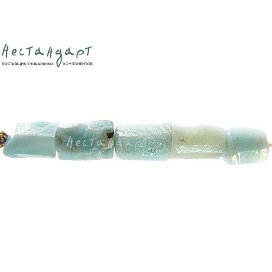 Ларимар натуральный 7-10 мм (уп. 6 шт.), изображение 3