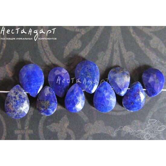 Лазурит натуральный Mini petal 7 мм (уп. 10 шт.), изображение 3