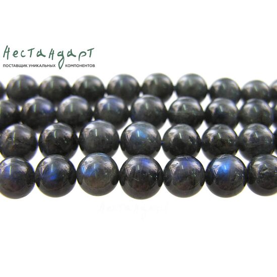 Лабрадор натуральный Night Сairo гладкий 10 мм, изображение 2