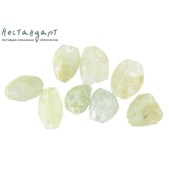 Берилл-гелиодор натуральный Nugget Cut 8-12 мм, изображение 2