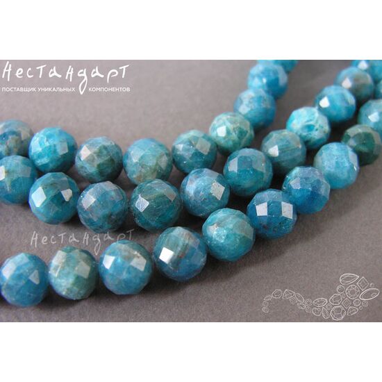 Апатит натуральный Faceted Ball 10-11 мм, изображение 4