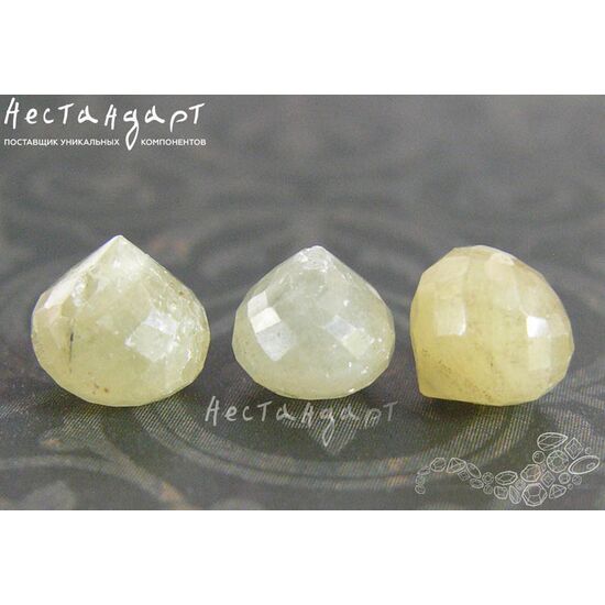 Сапфир натуральный луковка Greenish 7х7 мм, изображение 3