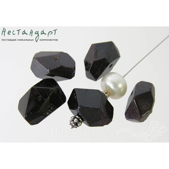 Гранат пироп натуральный крупная грань 14-17 мм, изображение 4