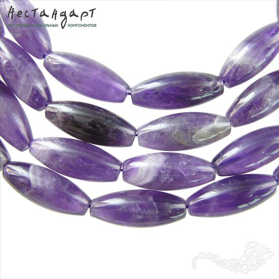 Аметист натуральный Supreme Newel 25х10 мм