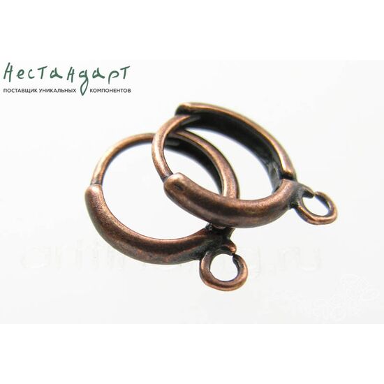 Швензы Mini Ring Antique Copper 16 мм (пара)