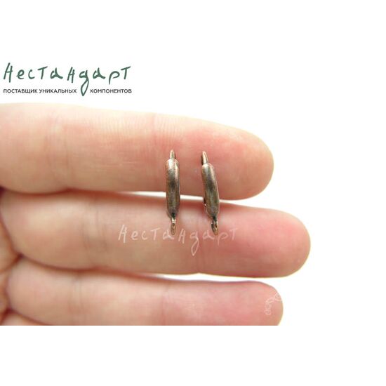 Швензы Mini Ring Antique Copper 16 мм (пара), изображение 4