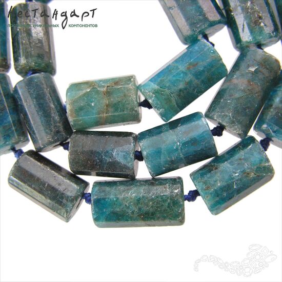 Апатит натуральный Cylinder 14х10 мм