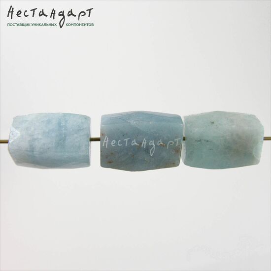 Берилл-аквамарин натуральный Polyhedral Prism 16х10 мм, изображение 4