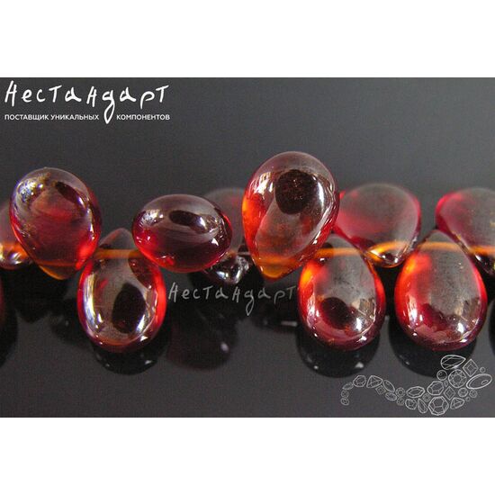 Гранат спессартин натуральный Teardrop 11-13х8 мм, изображение 3