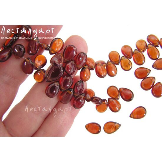 Гранат спессартин натуральный Teardrop 8-10х6 мм, изображение 4