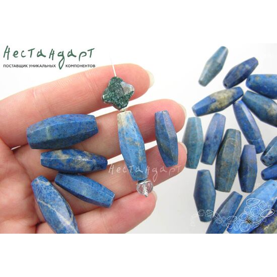 Лазурит натуральный Folk Spindle 19-30 мм, изображение 2