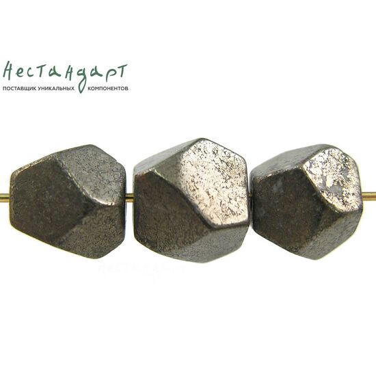 Пирит натуральный Polygonal 10 мм, изображение 2