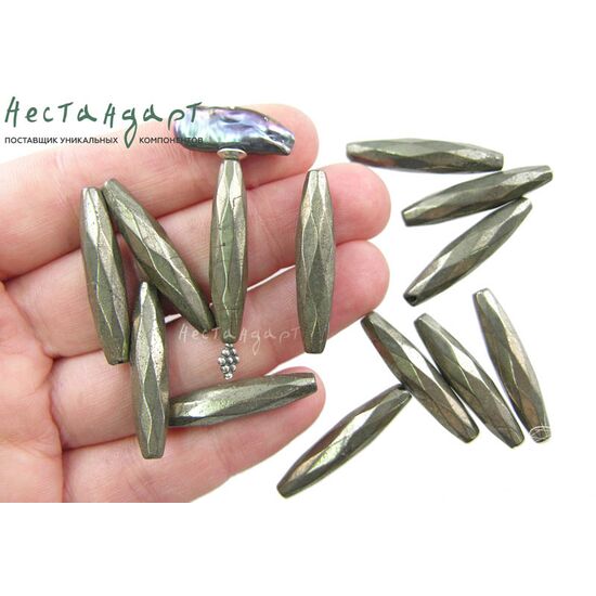 Пирит натуральный Cut Long 30х10 мм, изображение 3