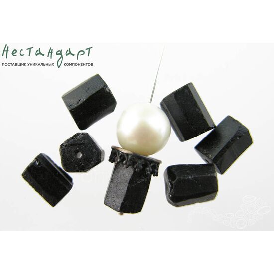 Турмалин Шерл натуральный Free Form 8-10х6-8 мм