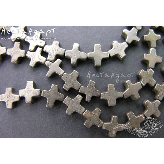 Пирит натуральный Mini Cross 11,5 мм, изображение 2