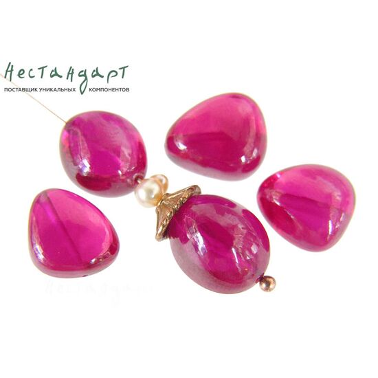 Шпинель лабораторная рубиновая Pebbles 8-11 мм