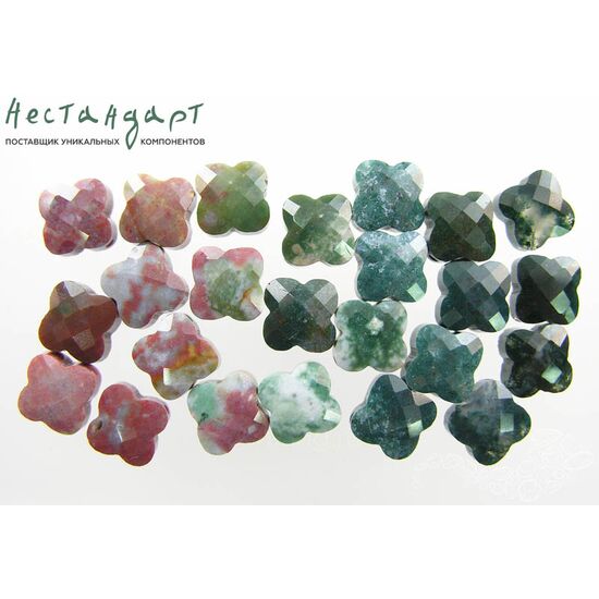 Халцедон натуральный резной Royal Clover 11 мм