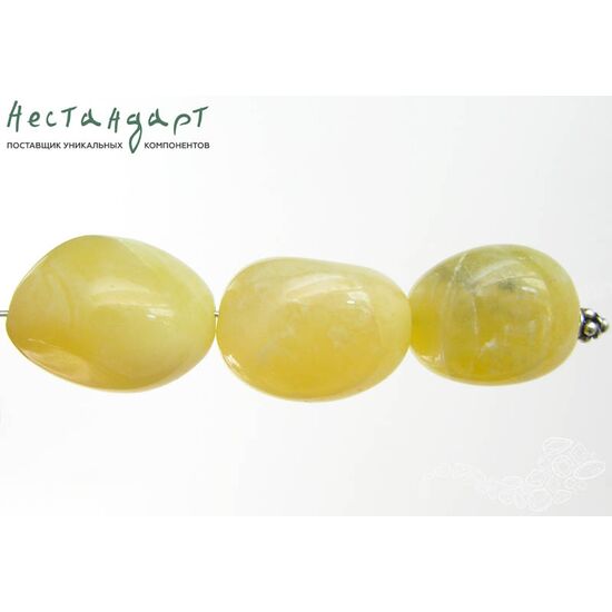 Опал натуральный Yellow 18-20 мм, изображение 3