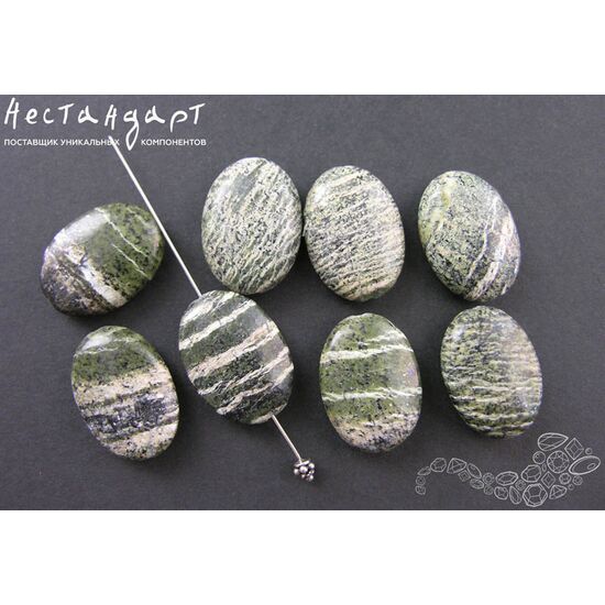 Хризотил натуральный Oval 25х18 мм, изображение 3