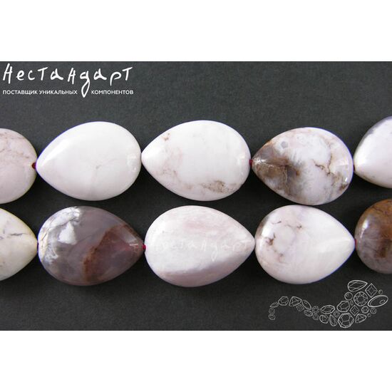 Яшма натуральная Drop 25х18 мм, изображение 3