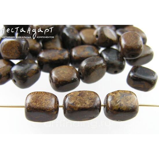 Бронзит натуральный 12х8 мм (уп. 4 шт.), изображение 4