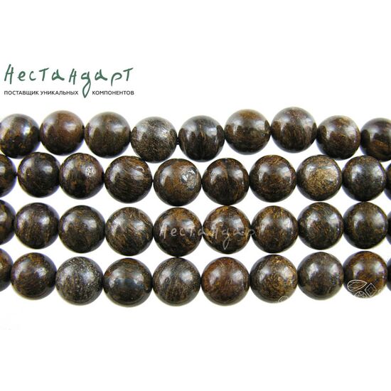 Бронзит натуральный 10 мм (уп. 7 шт.), изображение 4