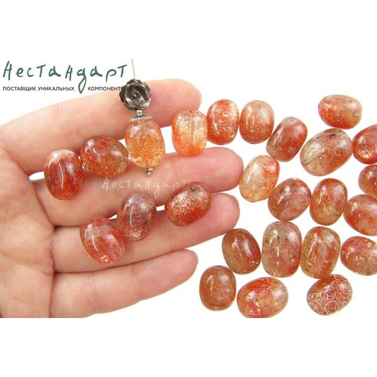 Гелиолит натуральный Solar Pebbles 17-19 мм, изображение 2