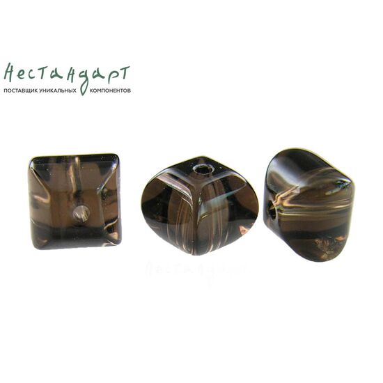 Кварц натуральный дымчатый Squash 10х8х7 мм (уп. 6 шт.), изображение 4