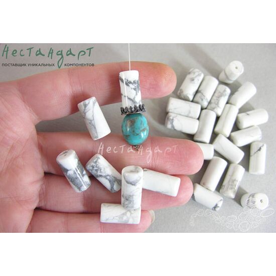 Говлит натуральный Cylinder 16х8 мм, изображение 2