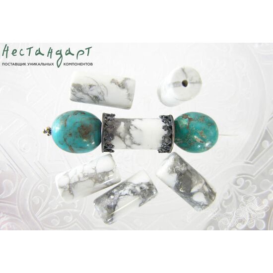 Говлит натуральный Cylinder 16х8 мм, изображение 4