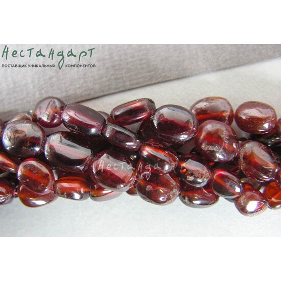 Гранат спессартин натуральный Oval 10х8 мм (уп. 10 шт.), изображение 3