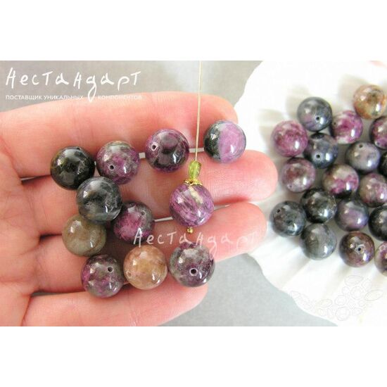 Турмалин натуральный Smooth Ball 11 мм, изображение 2