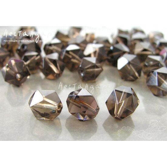 Кварц натуральный дымчатый Polyhedron 12 мм, изображение 3