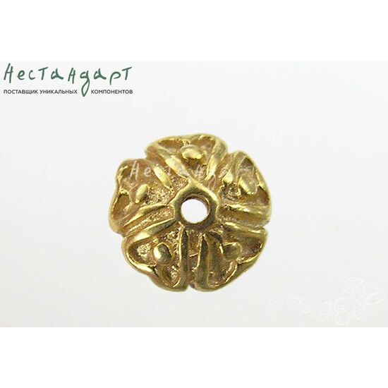 Чашечки для бусин Mirage Vermeil Sterling Silver 7,5х3 мм, изображение 2