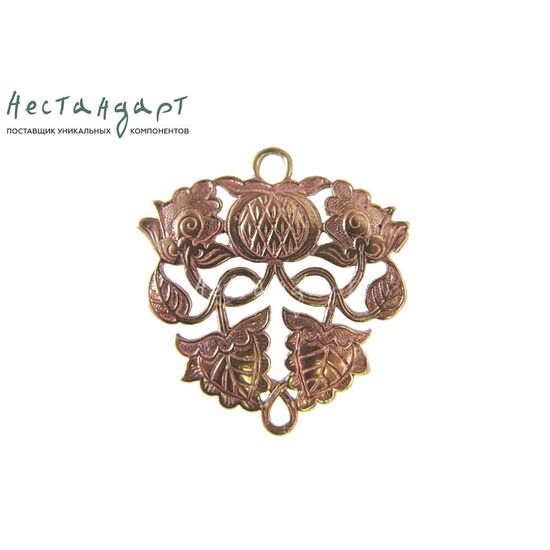 Коннектор Abundance Patina Copper 23х24,5 мм