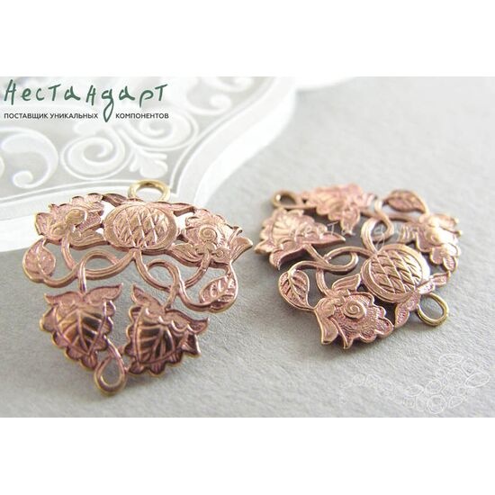 Коннектор Abundance Patina Copper 23х24,5 мм, изображение 4