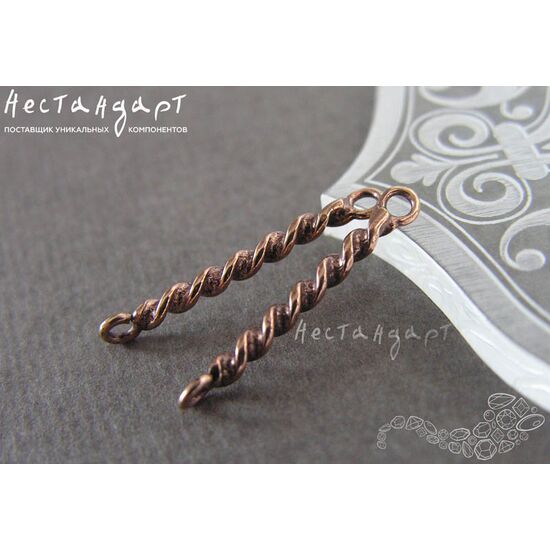 Коннектор Flexure Patina Copper 26х2 мм, изображение 2
